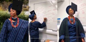 Nigerian Lady says as she bags Masters in Maths from UK