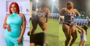 Actress Uche Ogbodo get dragged online over bikini outfit