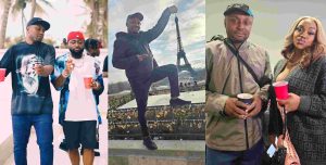 Israel DMW showers prayer on Davido as he lands in Paris for the first time