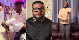 Man reacts to viral video of Kunle Remi’s wife and Moses Bliss’s fiancee dancing 