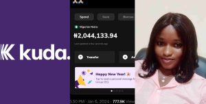 Reactions as Kuda Bank gifts ₦2 million naira to Debbie for being a good wife