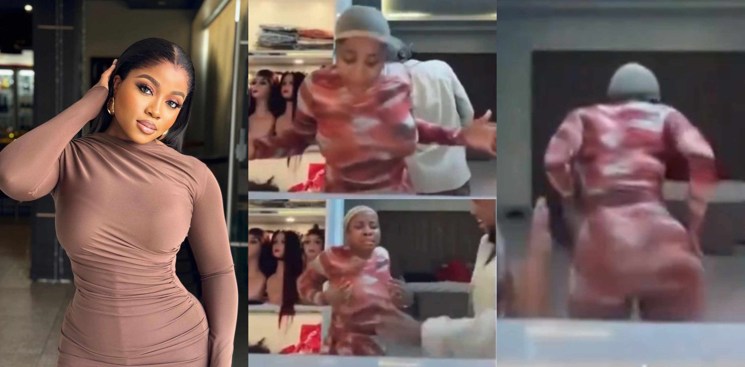 Nigerians dig out old video of Veekee James shaking her asset before she became born-again