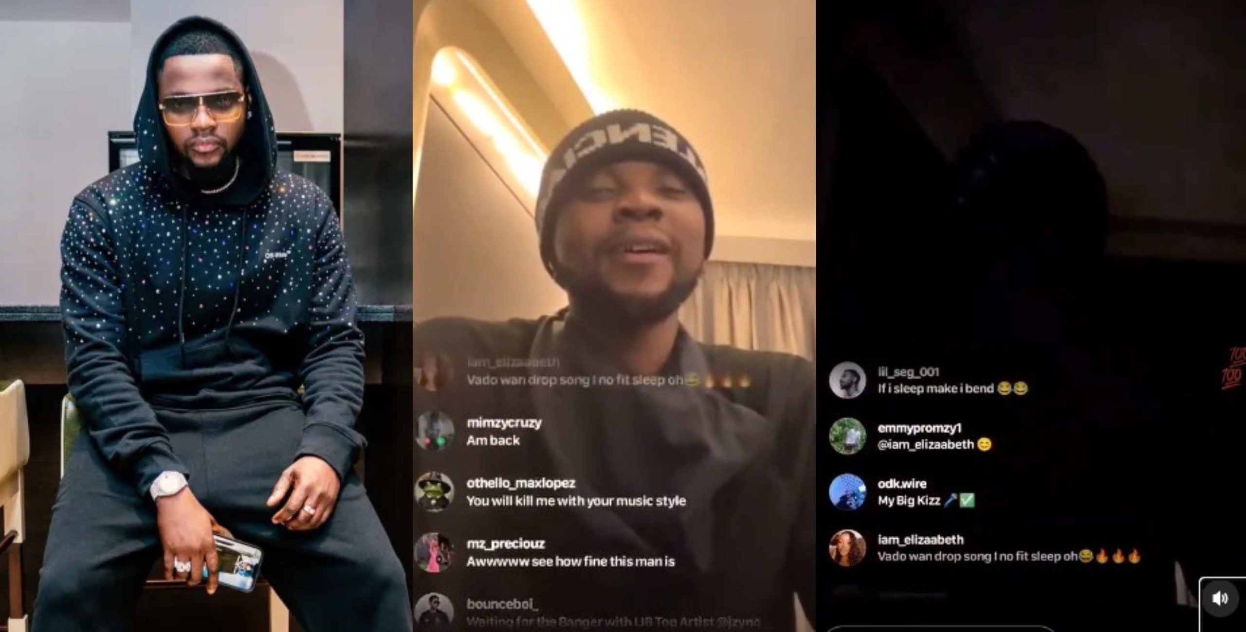 Singer Kizz Daniel cries out as he experience a piece of Nigeria in the UAE