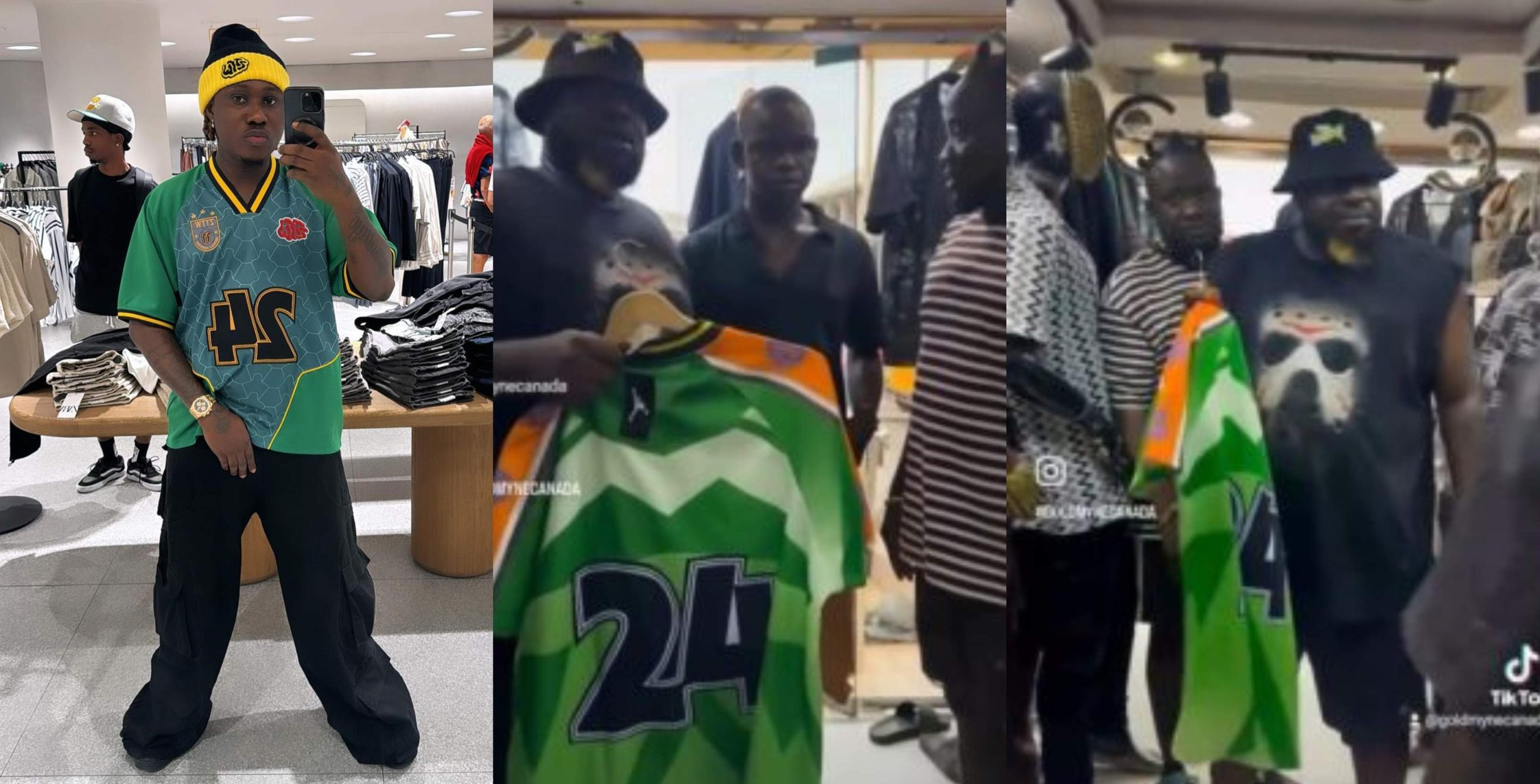 Kogbagidi and Naijashimadun Track down and burst boutique owner who sell fake Zlatan’s new clothes collection