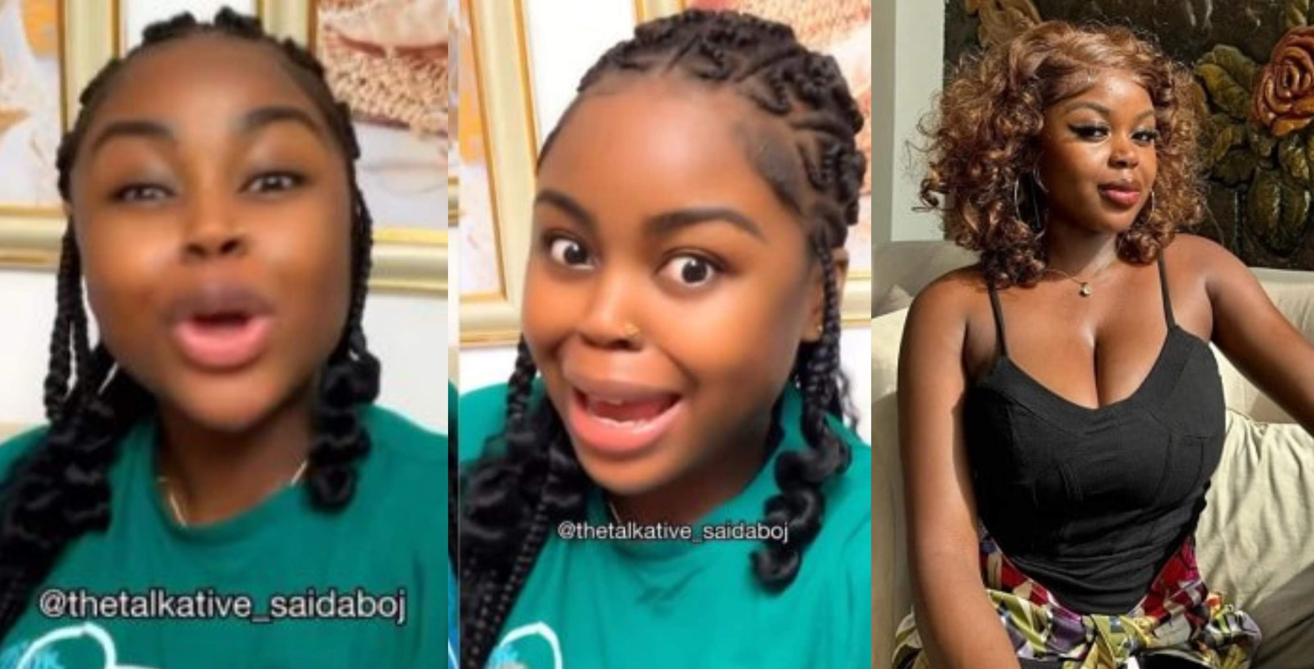 Saida BOJ slams Nigerians as she gains access to her social media after Facebook, Instagram and TikTok ban her accounts