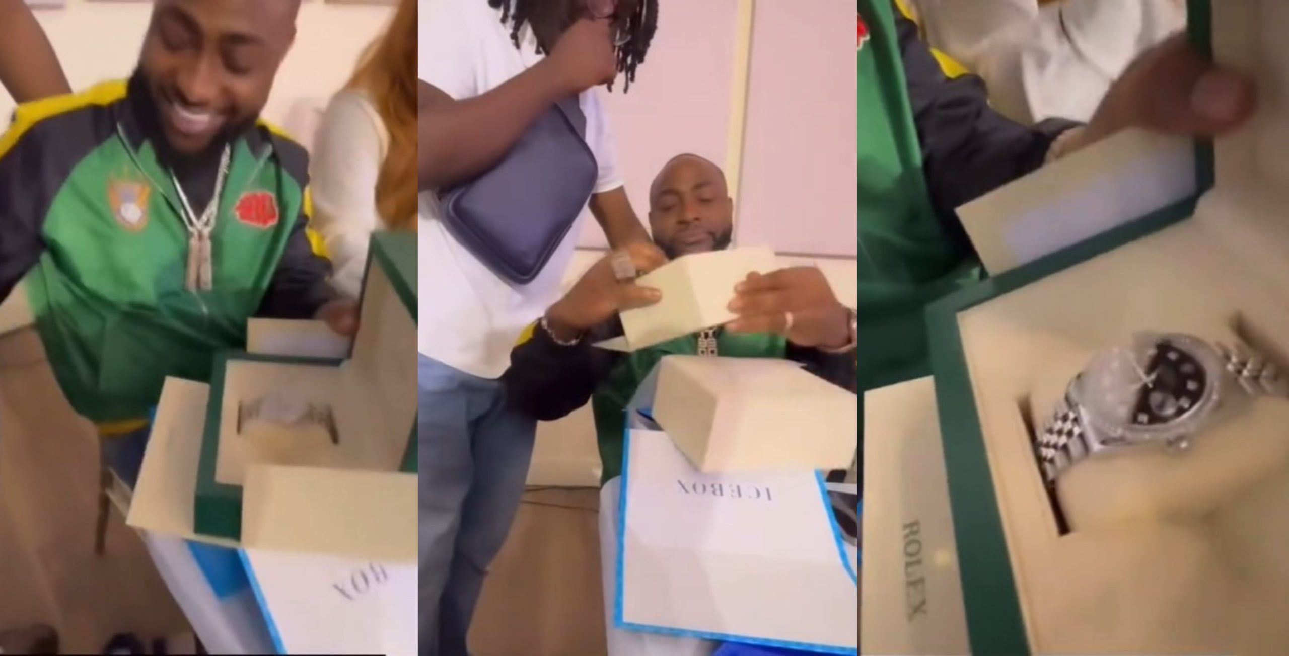 Singer Davido surprises nephew with new Rolex wristwatch worth $2 million on graduation day