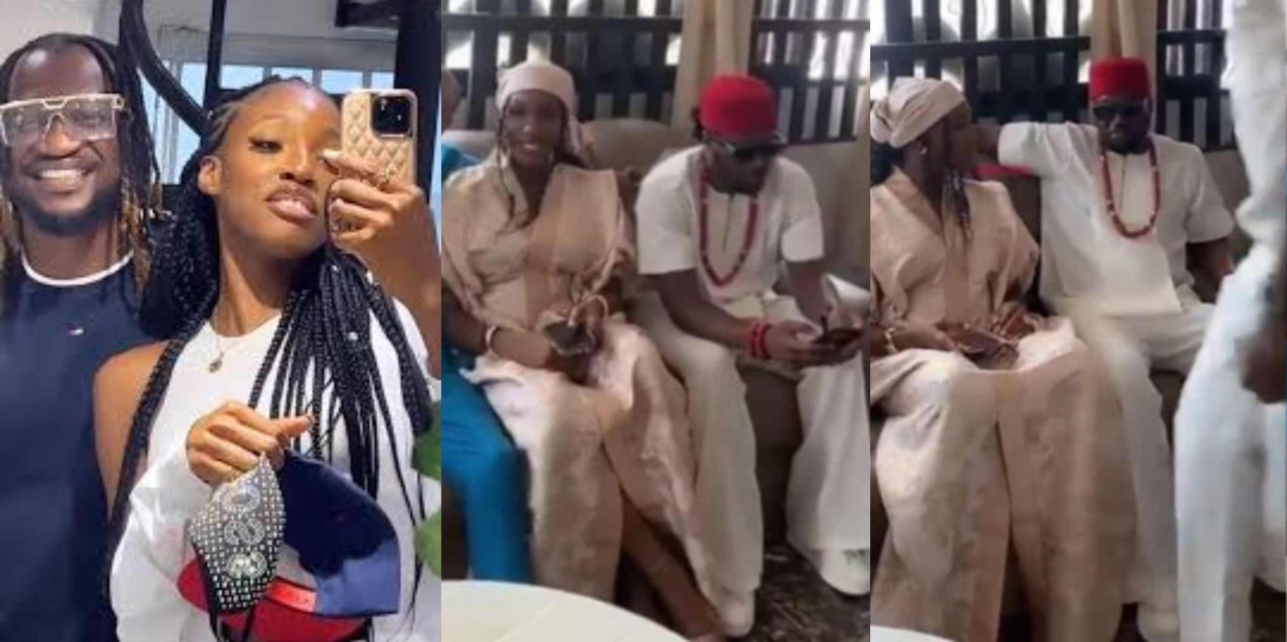 Singer Paul Okoye traditionally ties the knot with his lovely wife Ivy Ifeoma