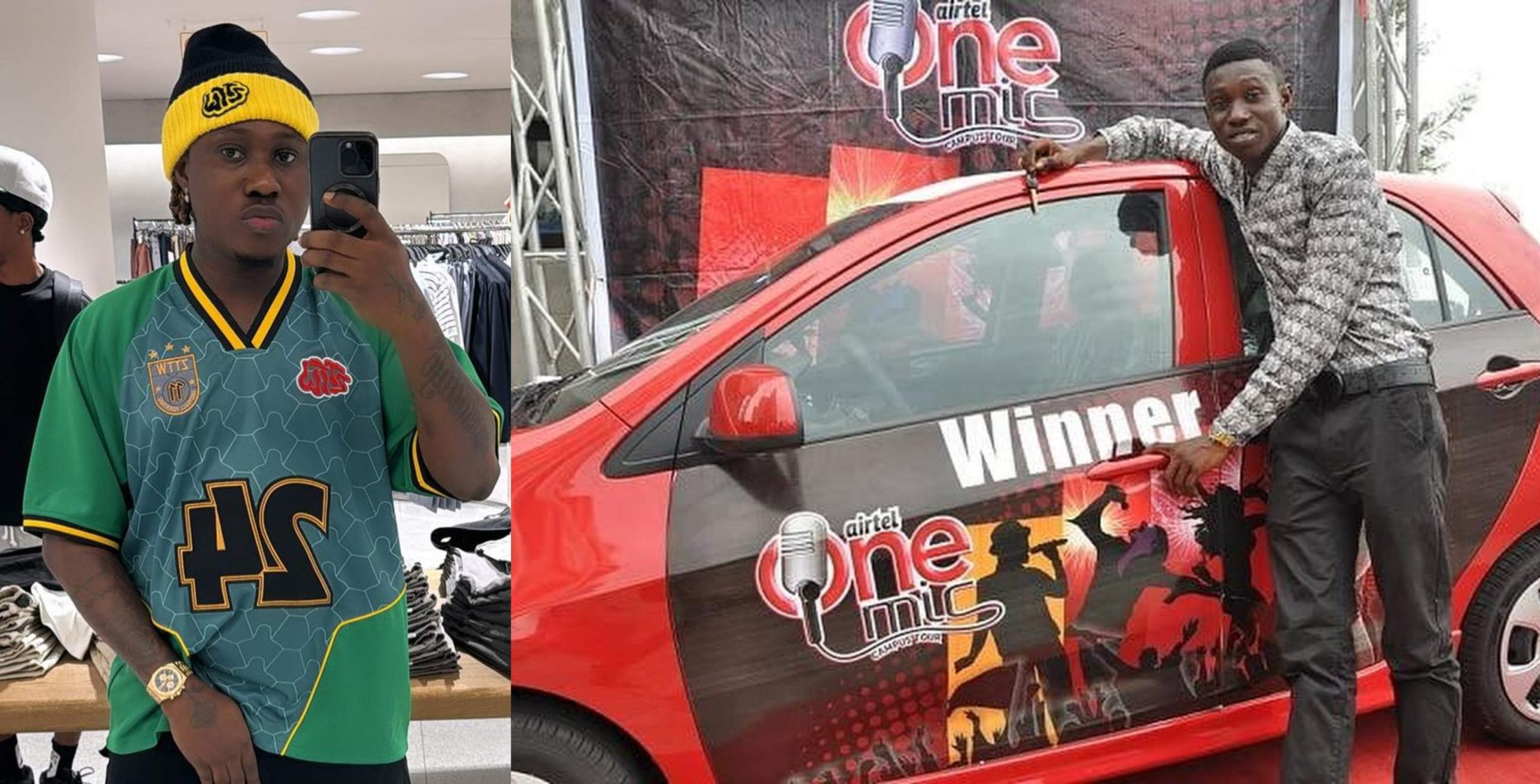 Zlatan Ibile celebrates 10 years of growth, shares photo of him winning a car at a talent show