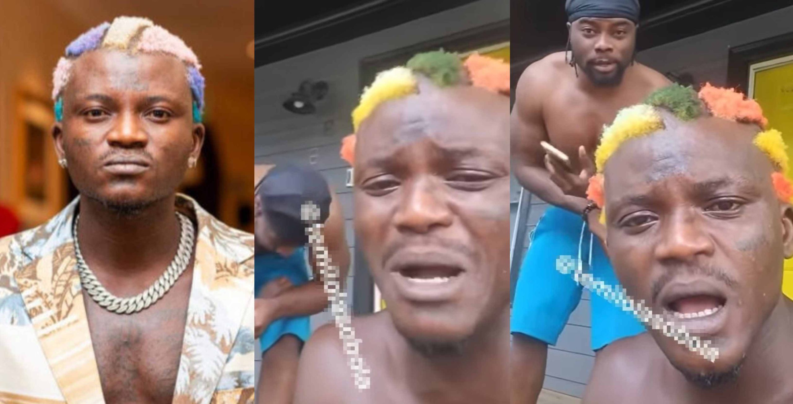 My Fans I'm scared Americans are using Guns like phones here – Singer Portable fearfully cries out