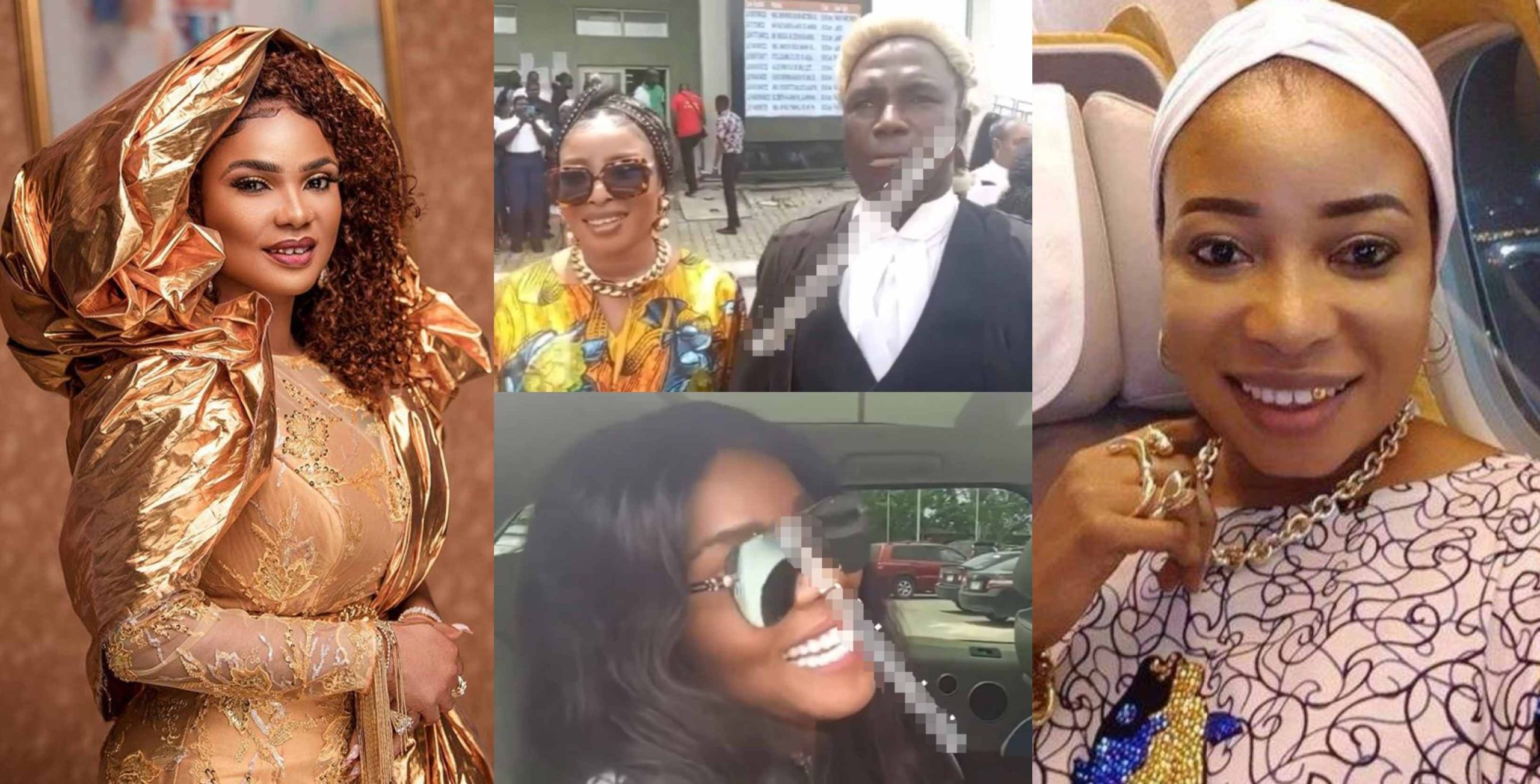  Reactions trail as Iyabo Ojo and Lizzy Anjorin finally settle their fights in court 