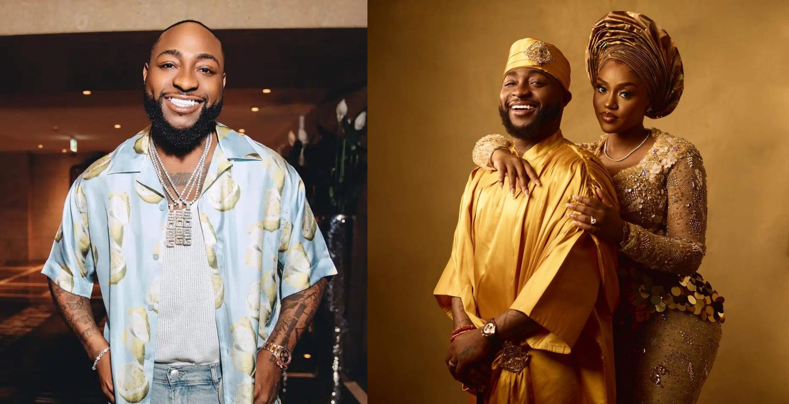 Singer Davido releases snippet of his wedding day song for his wife Chioma 