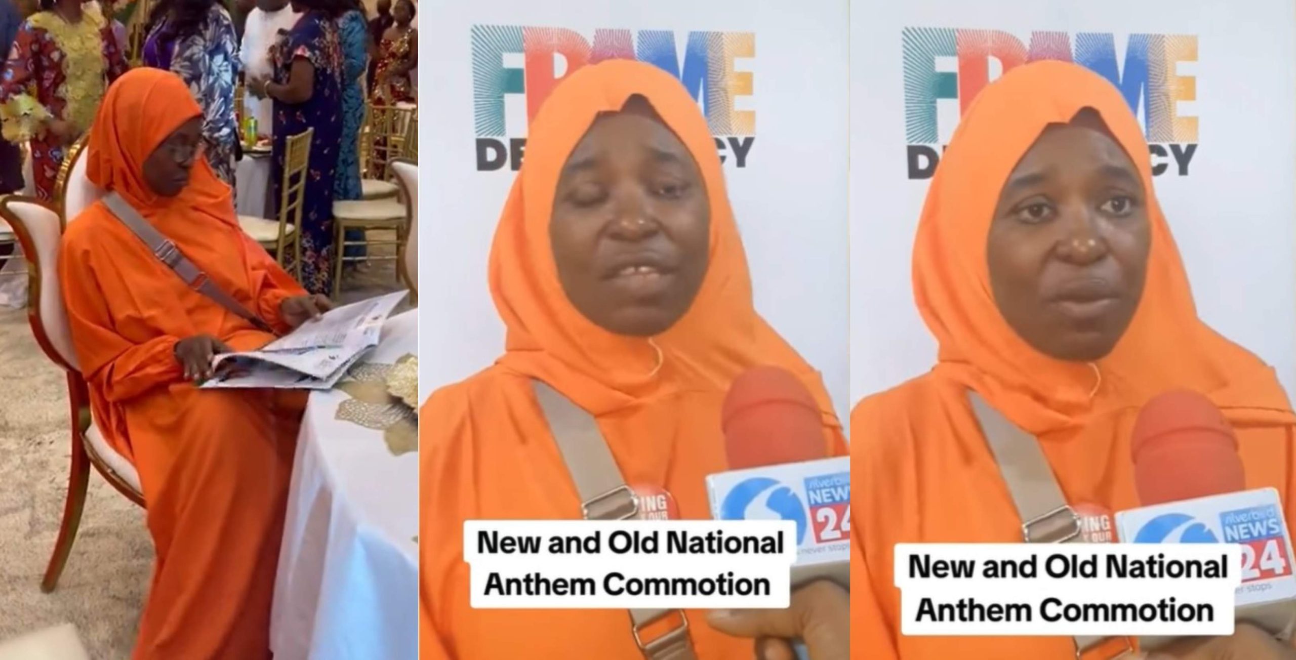 Why I refused to stand up while others recited the new national anthem at an event – Activist Aisha Yesufu reveals