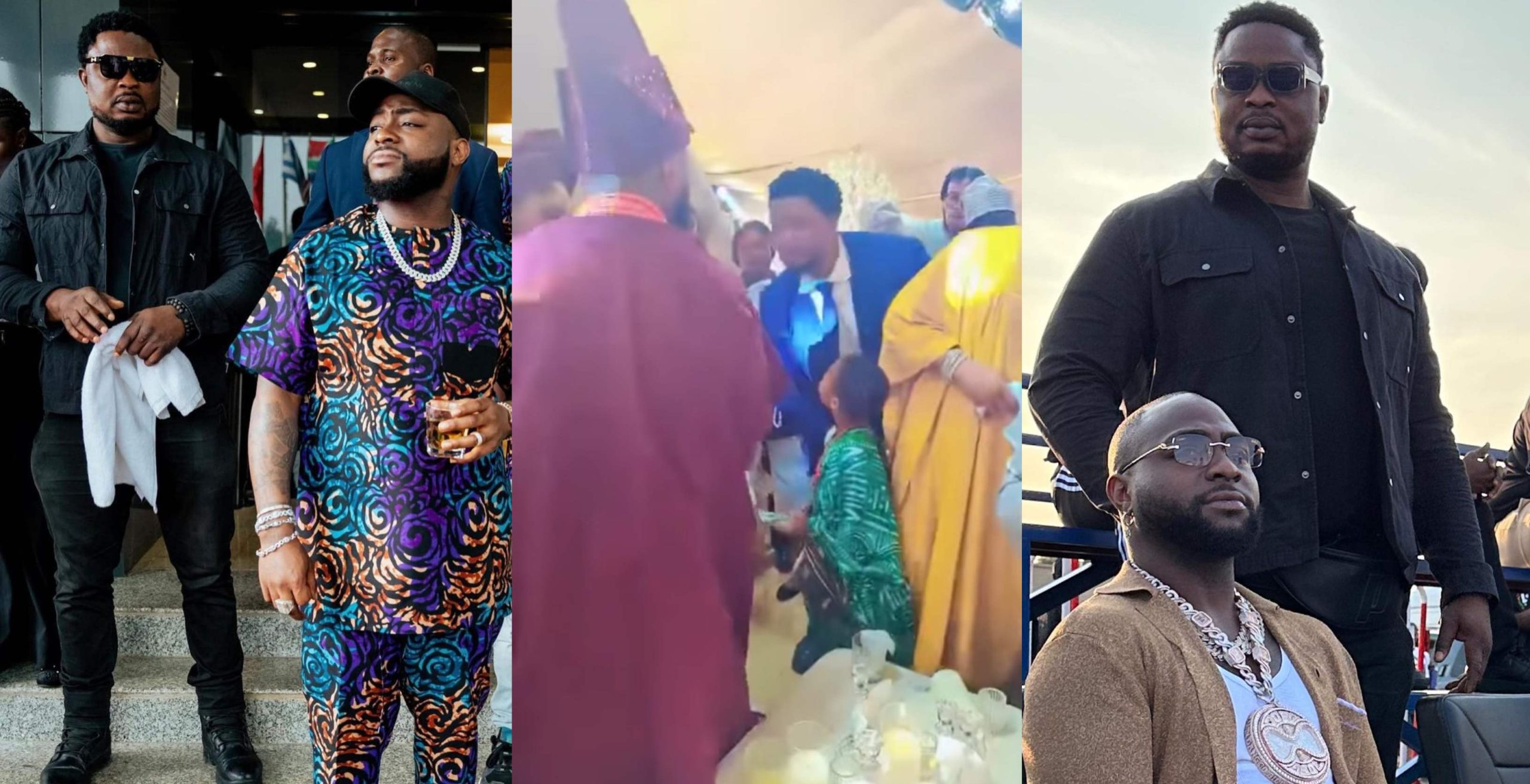 Davido bodyguard finally speaks after singer was accused of assaulting him at his wedding