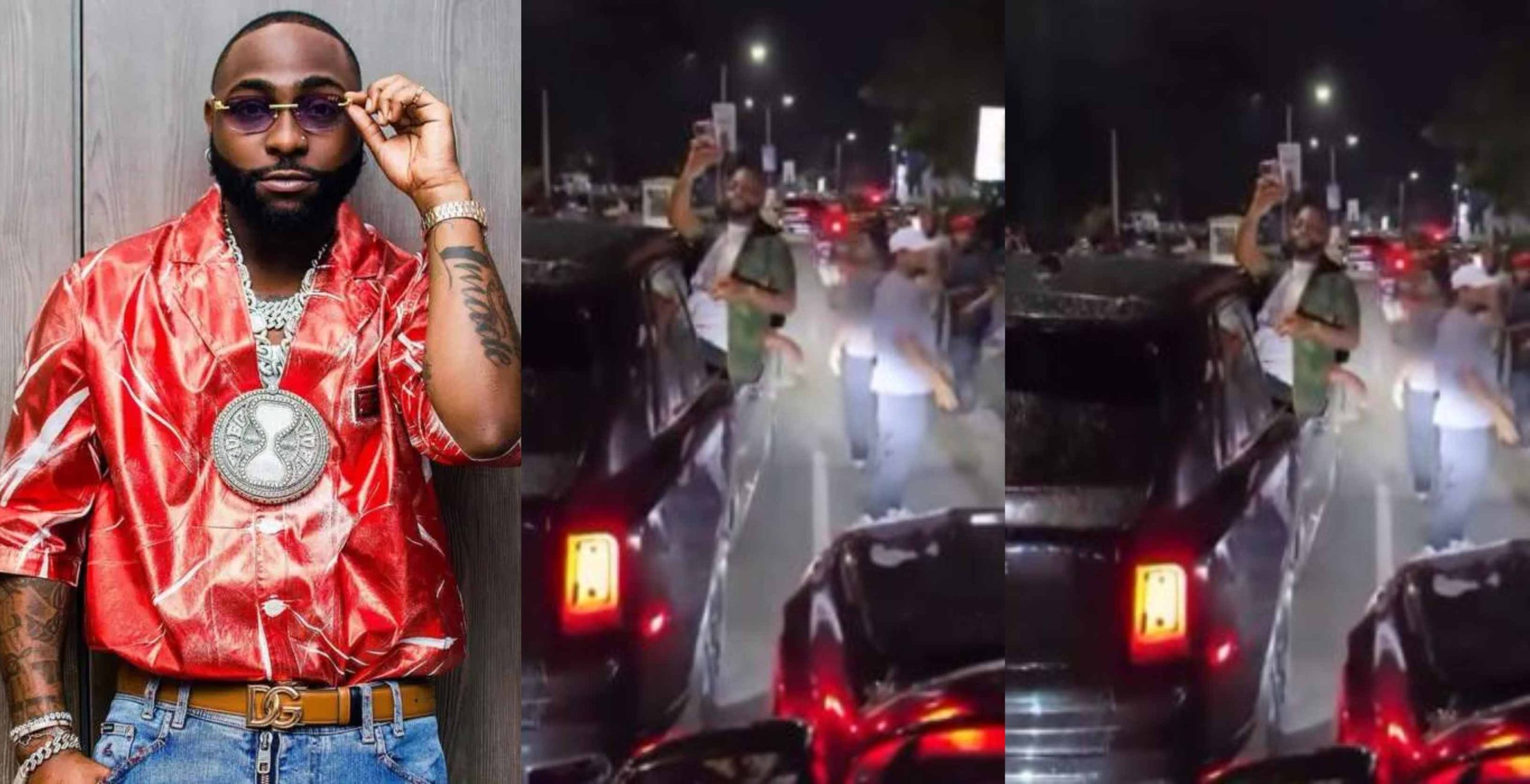 EFCC observes as singer Davido and his 30BG team make Naira rain on fans in Lagos 