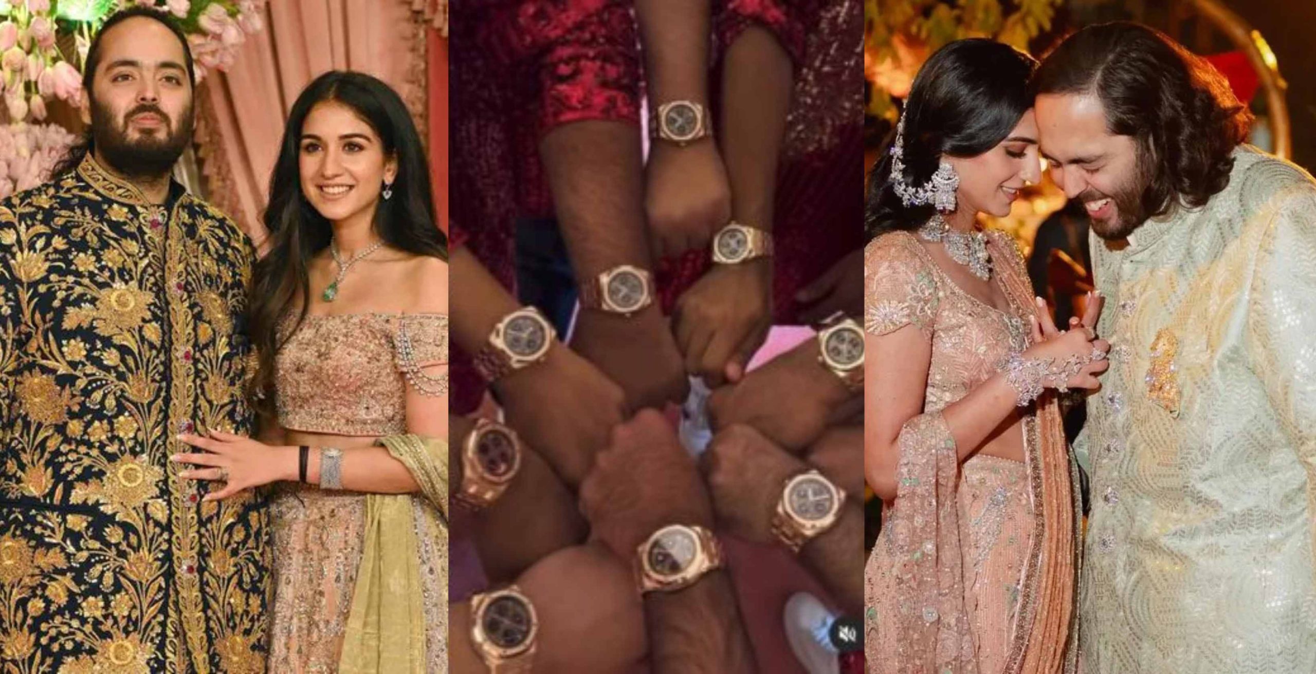 Indian billionaire son Anant Ambani marks his wedding by gifting his friends Rose Gold AP watches worth N320M each