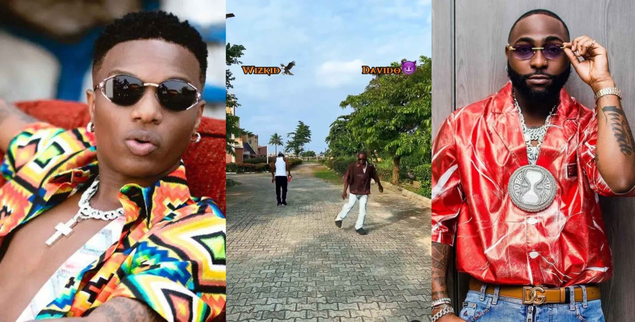 Moment Davido and Wizkid hopped on the viral dance challenge “Gwo Gwo Gwo Ngwo”