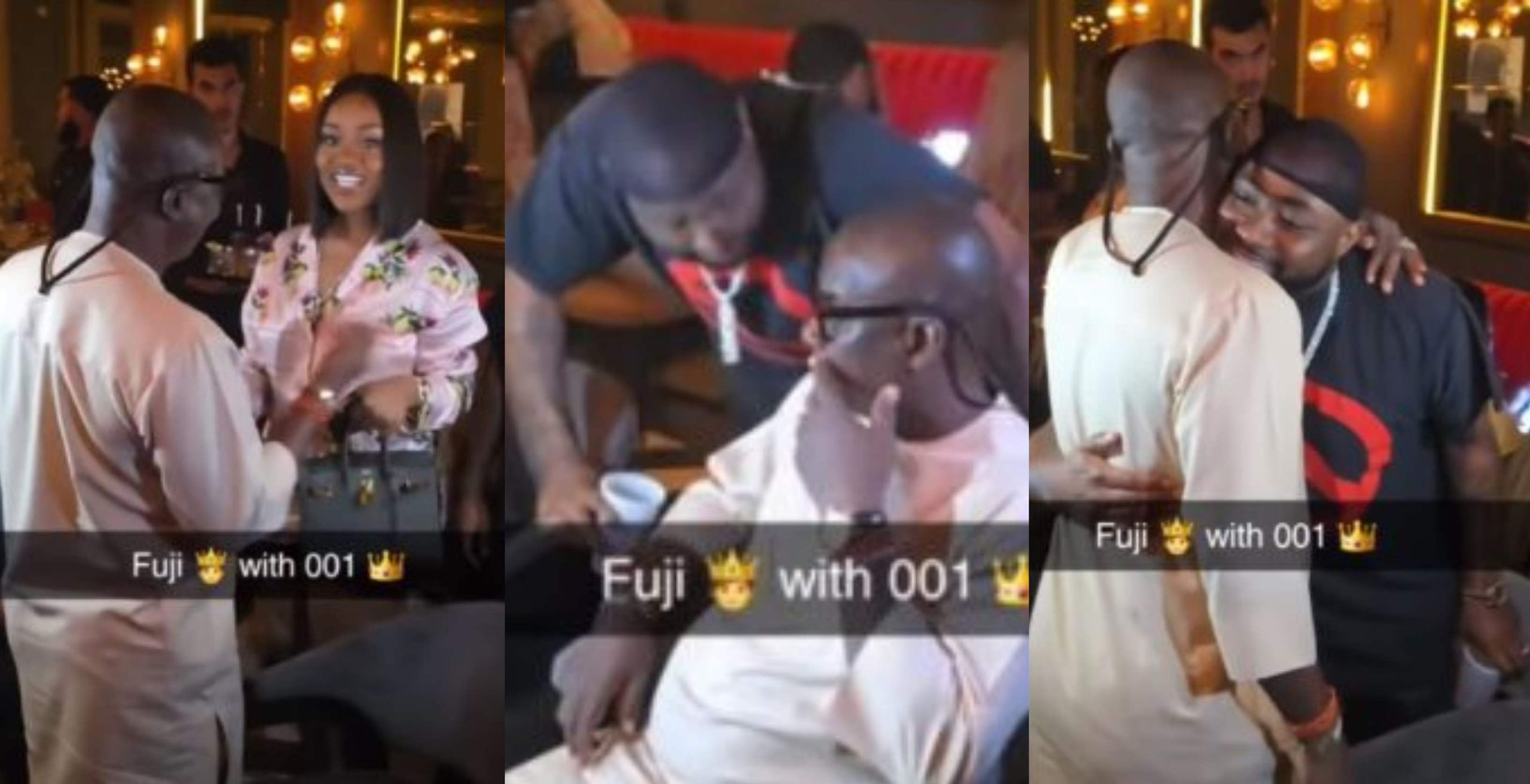 Moment Davido introduces his wife Chioma to Fuji icon K1 De Ultimate at a recent event in US