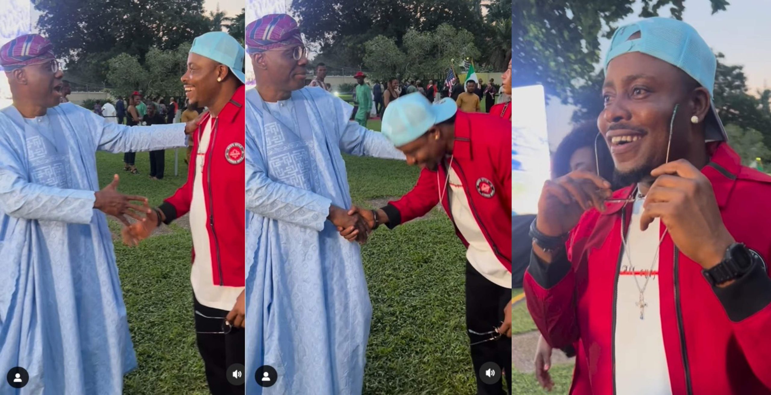 Moment Lege Miami loses it after meeting Governor Sanwo-Olu one on one [Video]