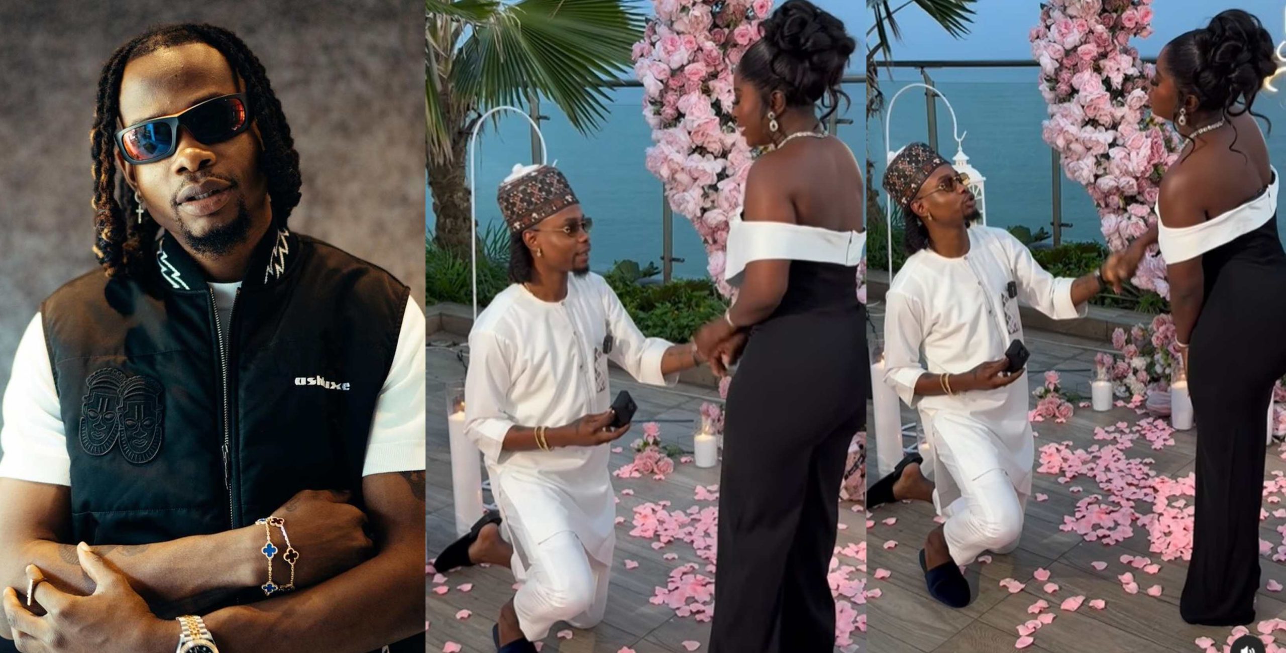 Moment socialite YhemoLee proposes to longtime girlfriend, Thayour ahead of wedding [Video]