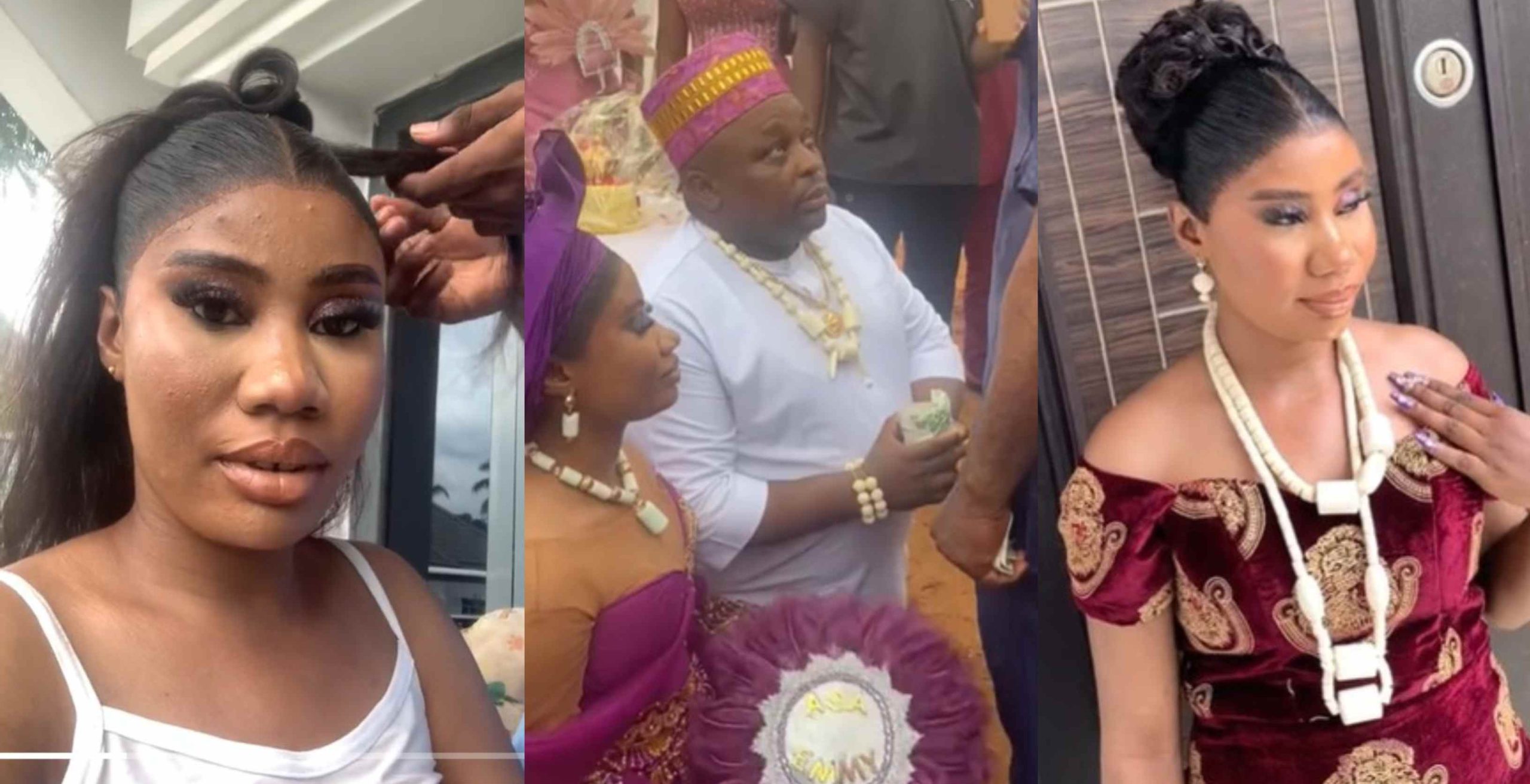 Nigerian lady flaunts wedding ring as she marries boss after applying as sales girl