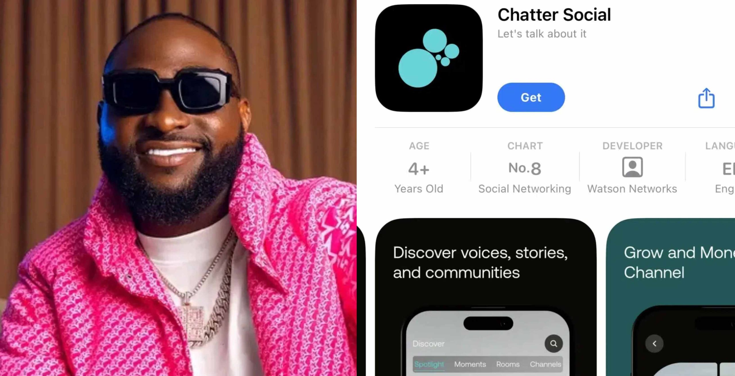 Singer Davido launches own social media platform to compete with Facebook and Twitter