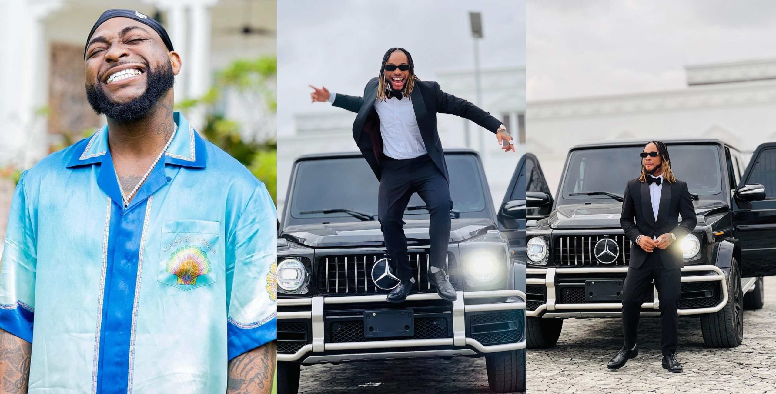 Davido reacts Pocolee as the dancer flaunts his newly acquired G-Wagon worth N300M