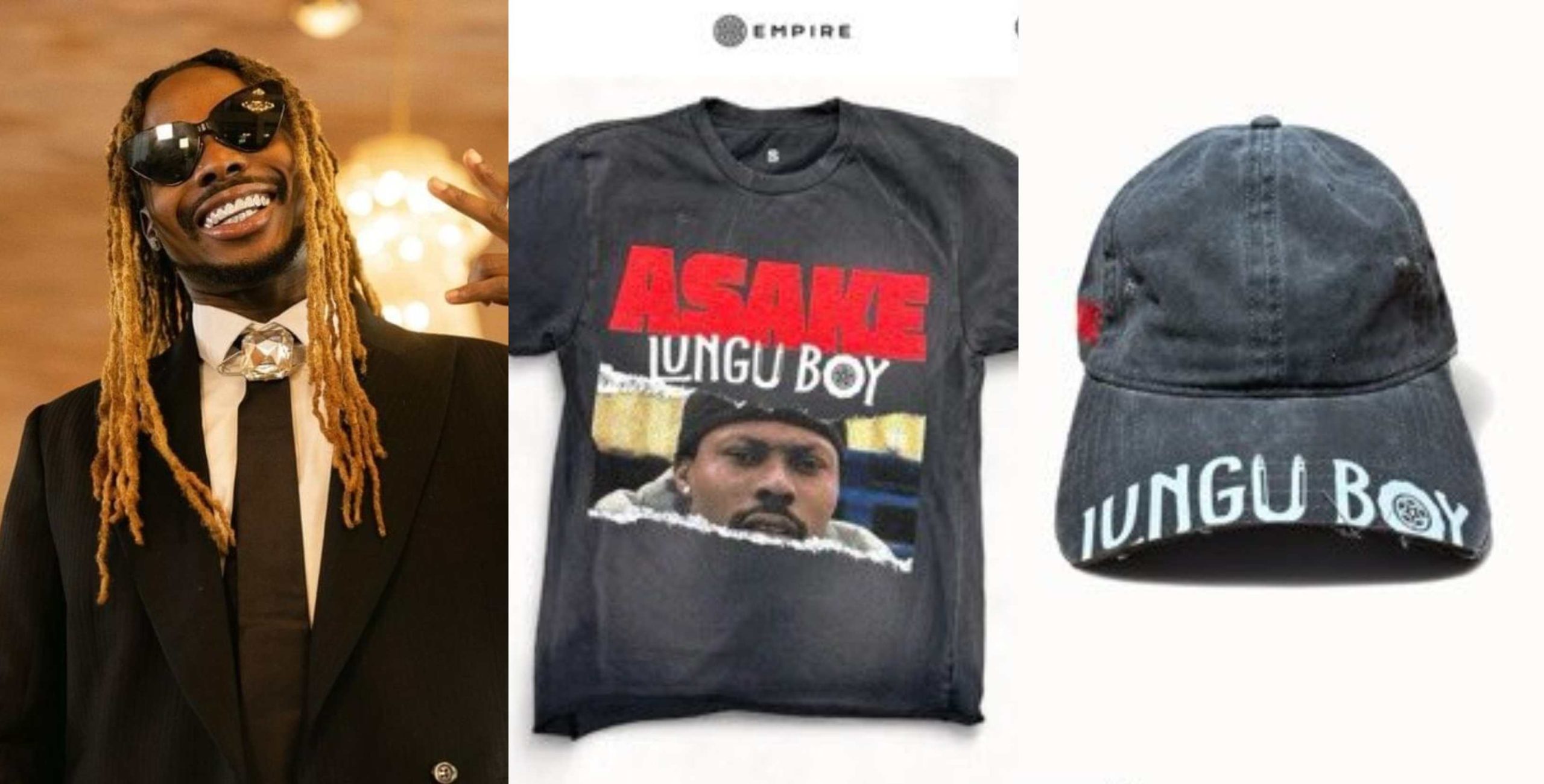 Fans react as prices of Asake branded shirts and caps for his music album tour trend