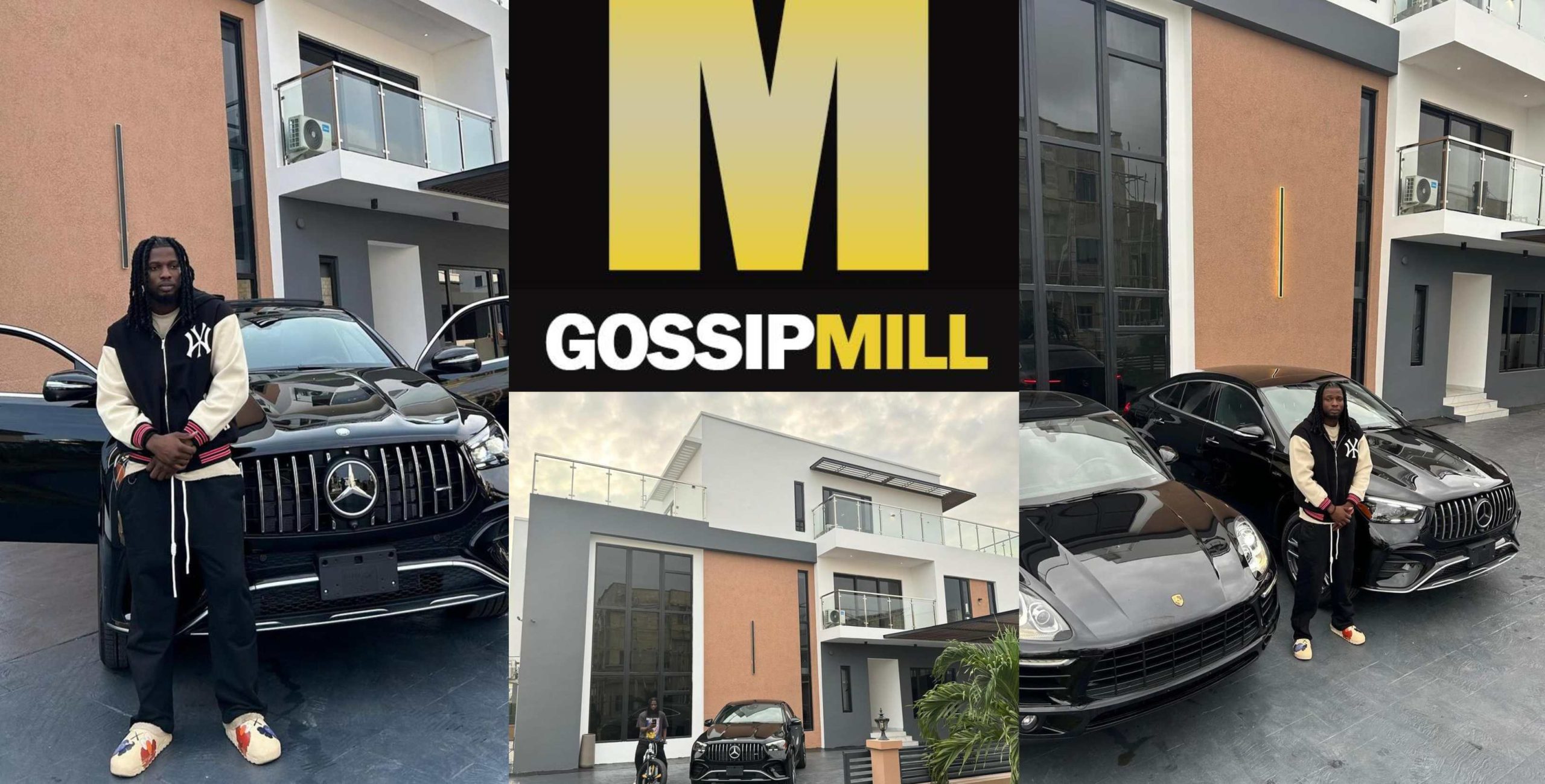 Gossip Mill Naija blog owner Somto splashes over $1million as he buys palatial mansion in Lekki and two luxury cars