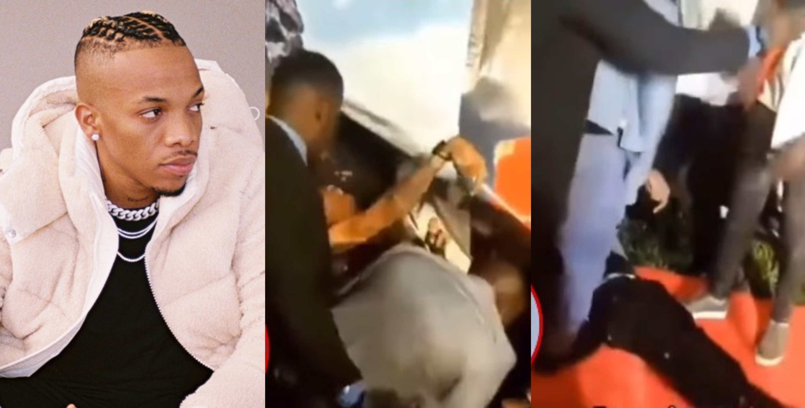 Moment singer Tekno collapses on stage in South Africa during tour