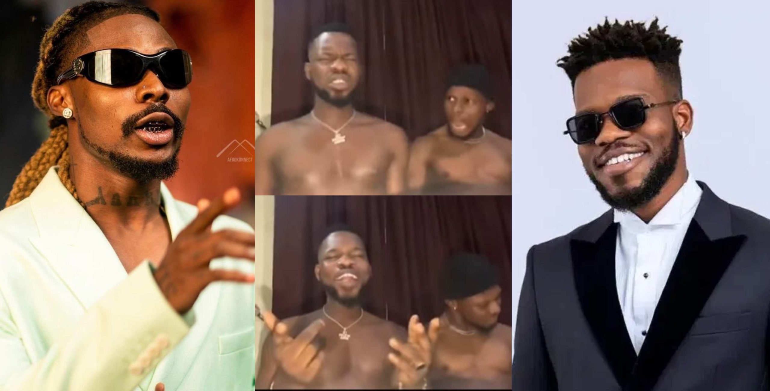 Throwback video of Broda Shaggi and Asake in a comedy skit sparks reactions online