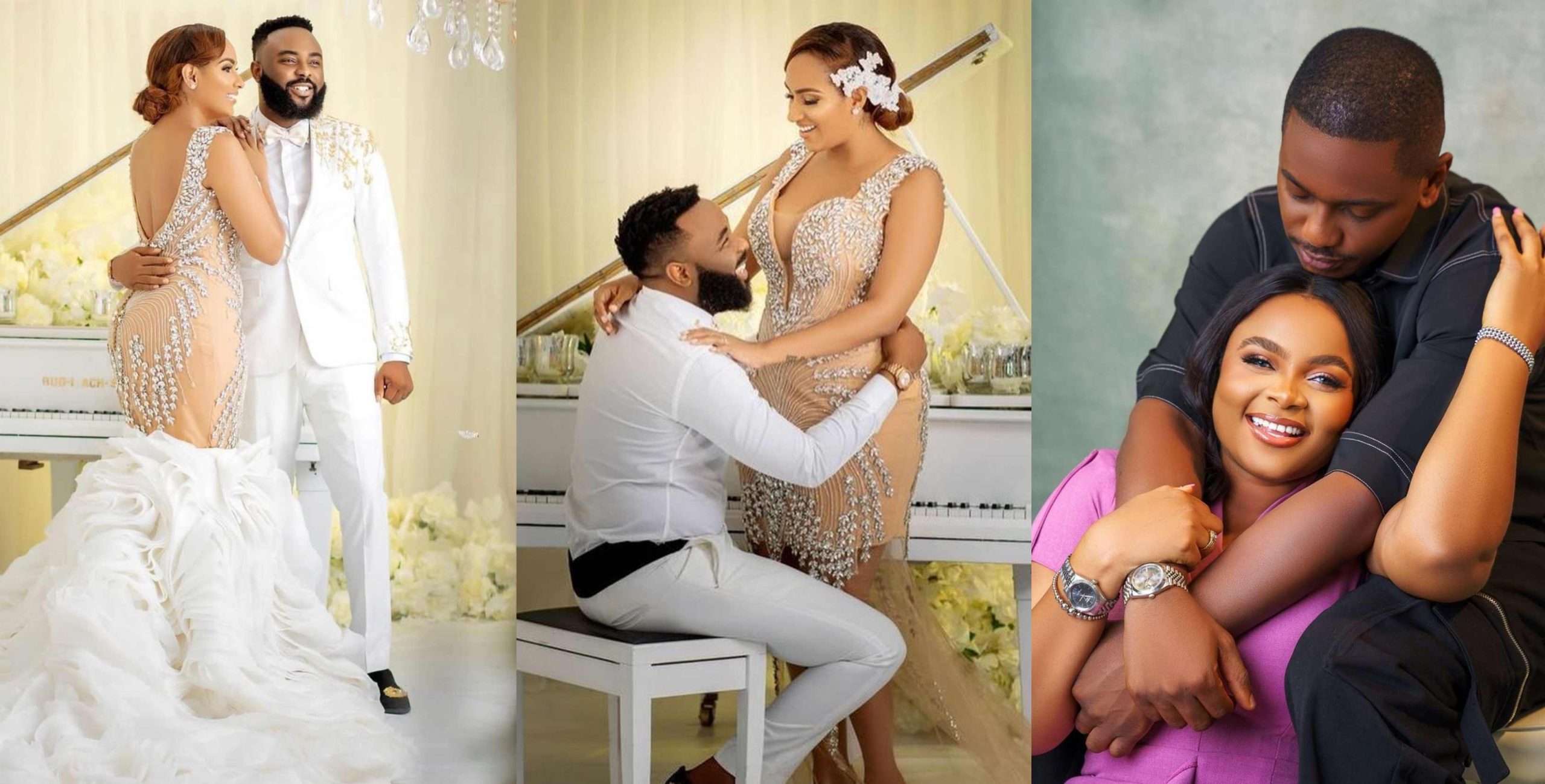 VJ Adams confirms breakfast from actress Bimbo Ademoye as he shares loved-up pictures with alleged new lover Juliet Ibrahim