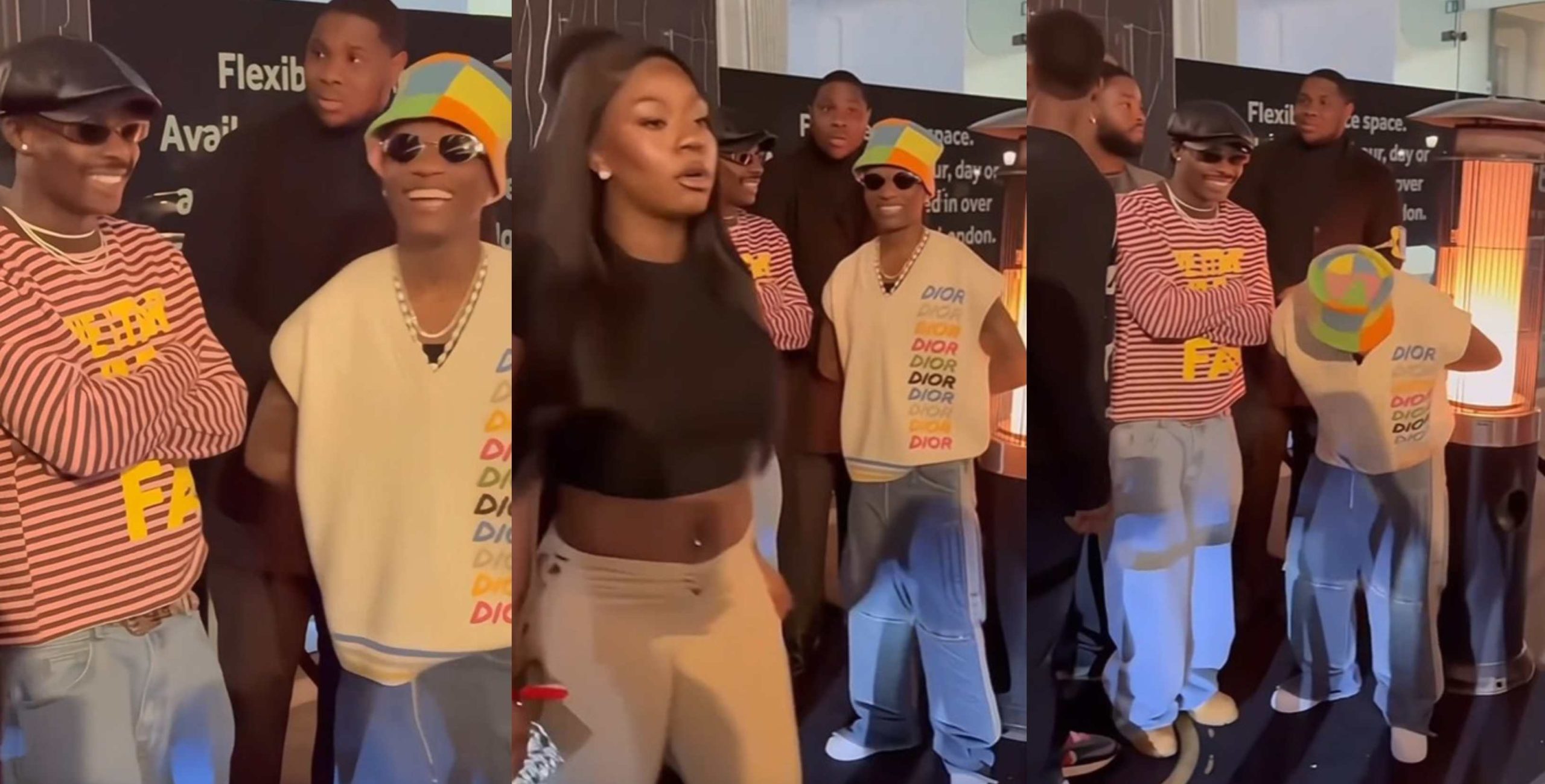 Wizkid’s reaction after spotting a curvy lady while with Asake stirs reactions online [Video]