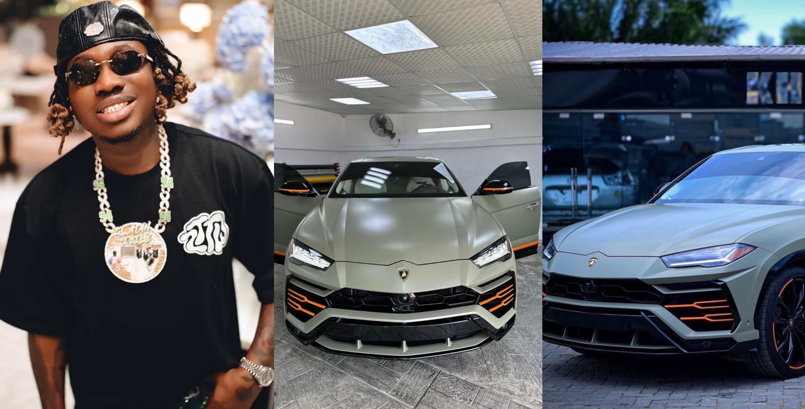  Rapper Zlatan Ibile splashes N612 million on brand new Lamborghini Urus