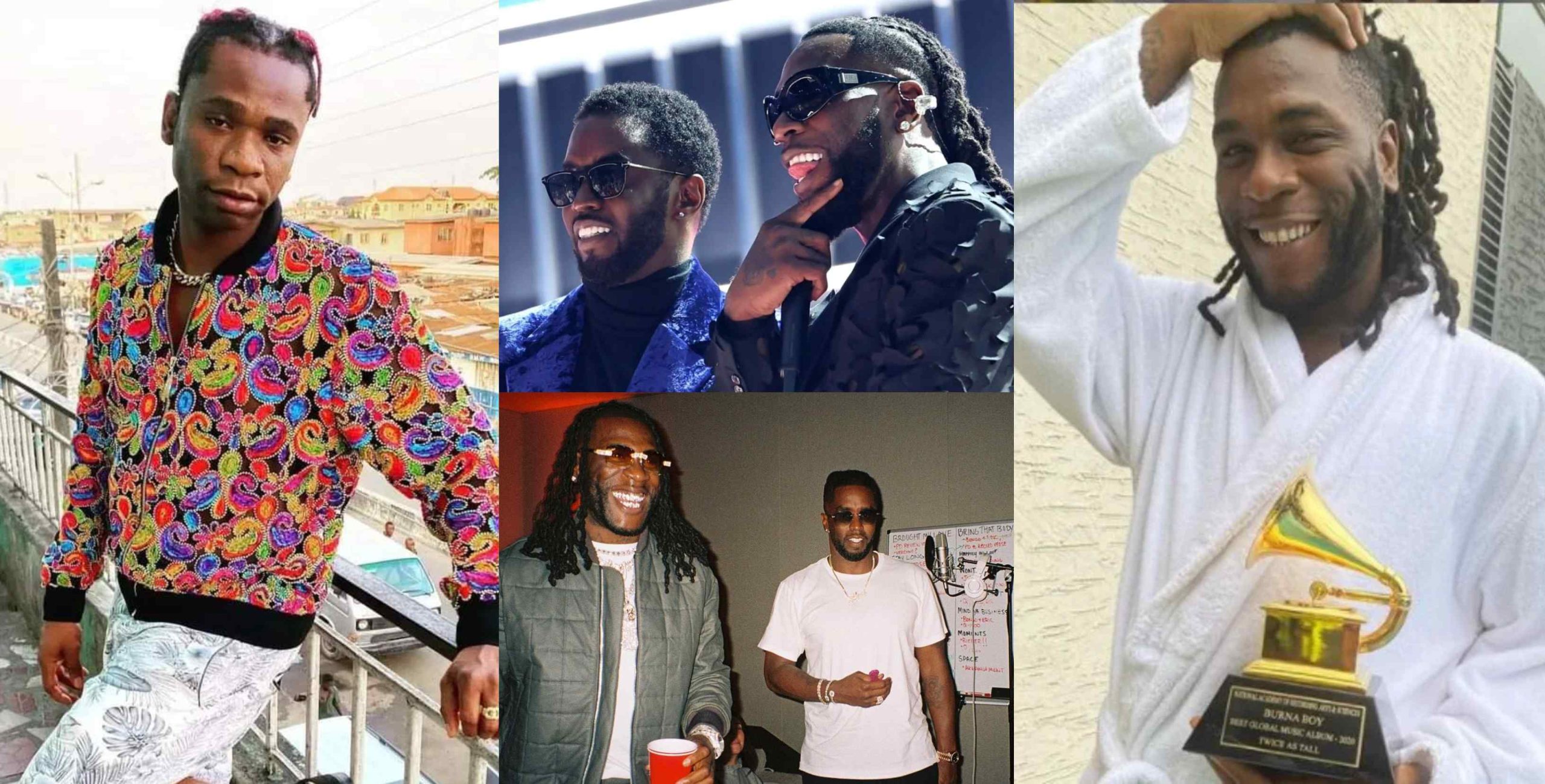 You win Grammy because of Diddy, how many baby oil did he use on you – Speed Darlington calls out Burna Boy