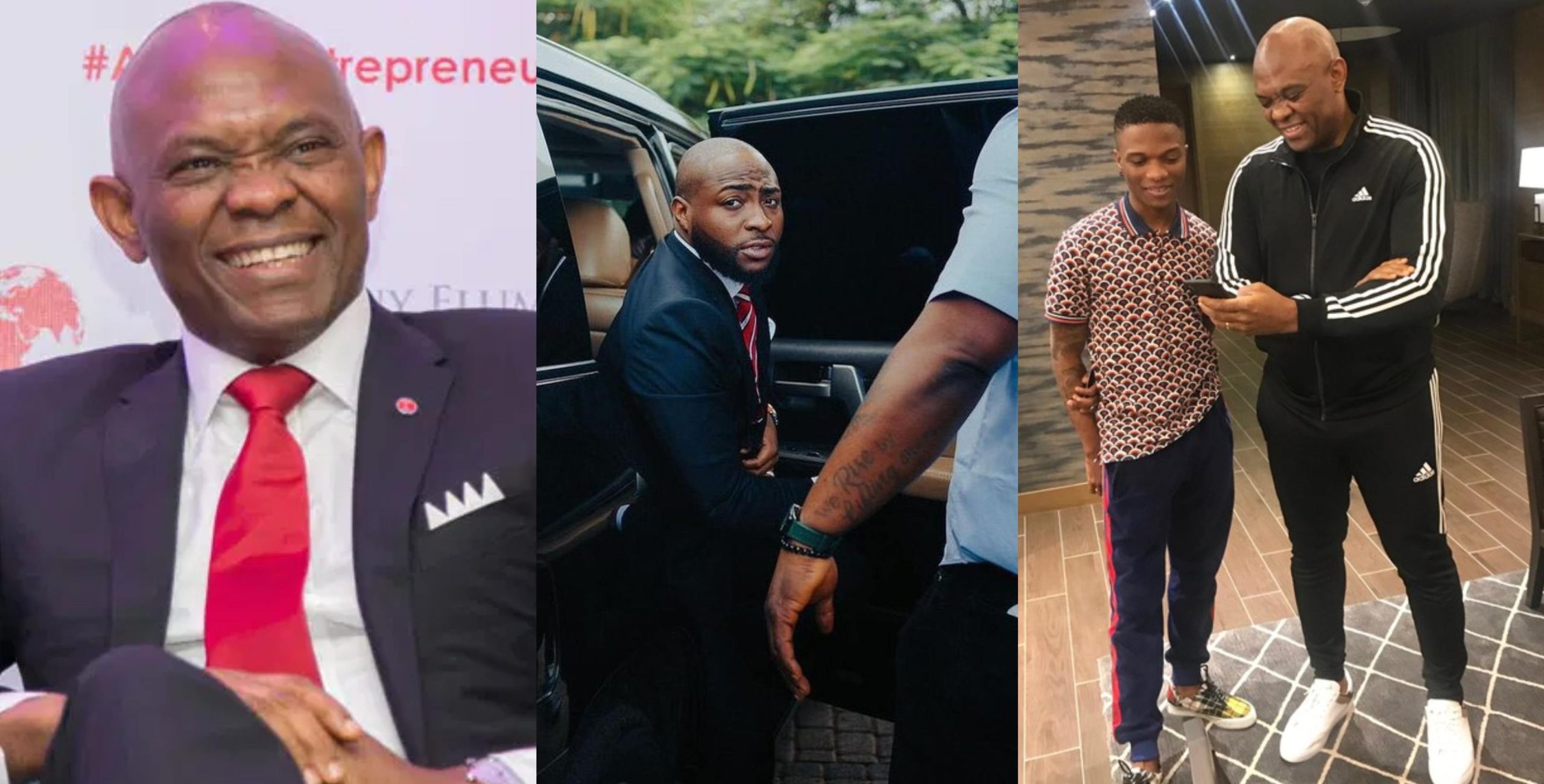 Billionaire Tony Elumelu aide reacts to Davido replacing Wizkid as the UBA new brand ambassador