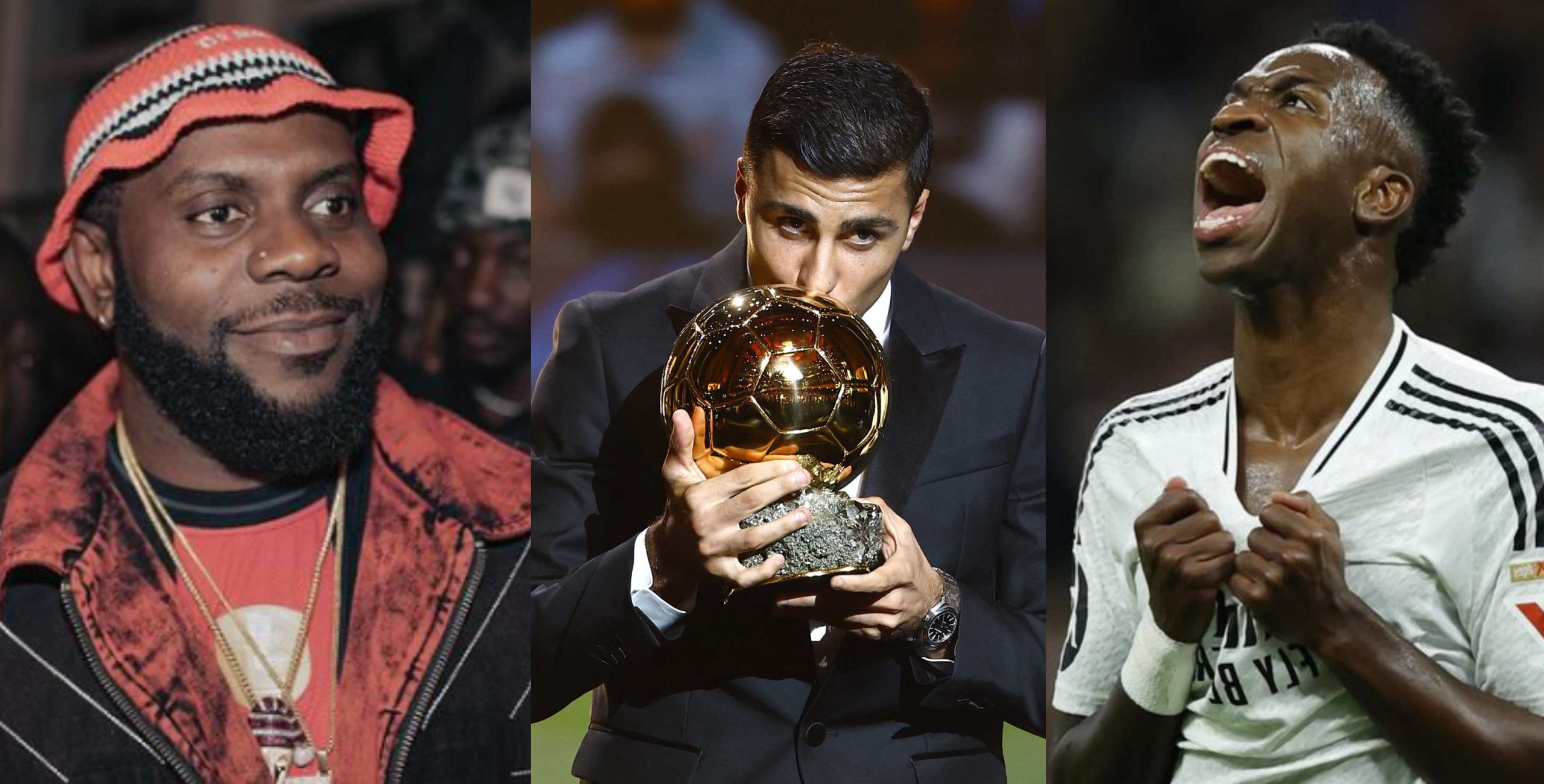 Rapper Odumodublvck get dragged online after shading footballer Vinicius Jr over Ballon d’Or loss to Rodri