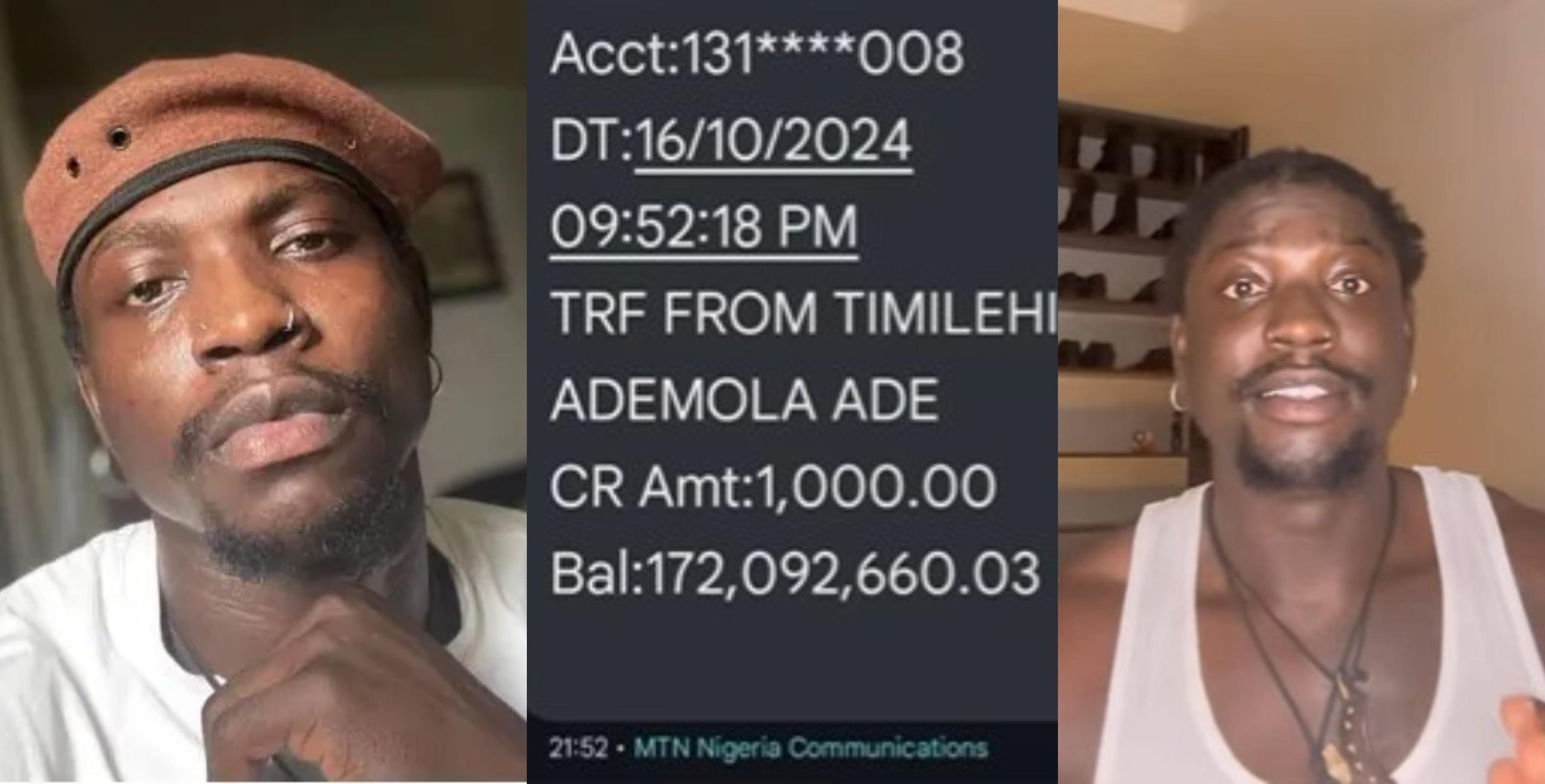 VDM cries out in fear as unknown man donates N100M to his NGO account, making a total of N170M so far