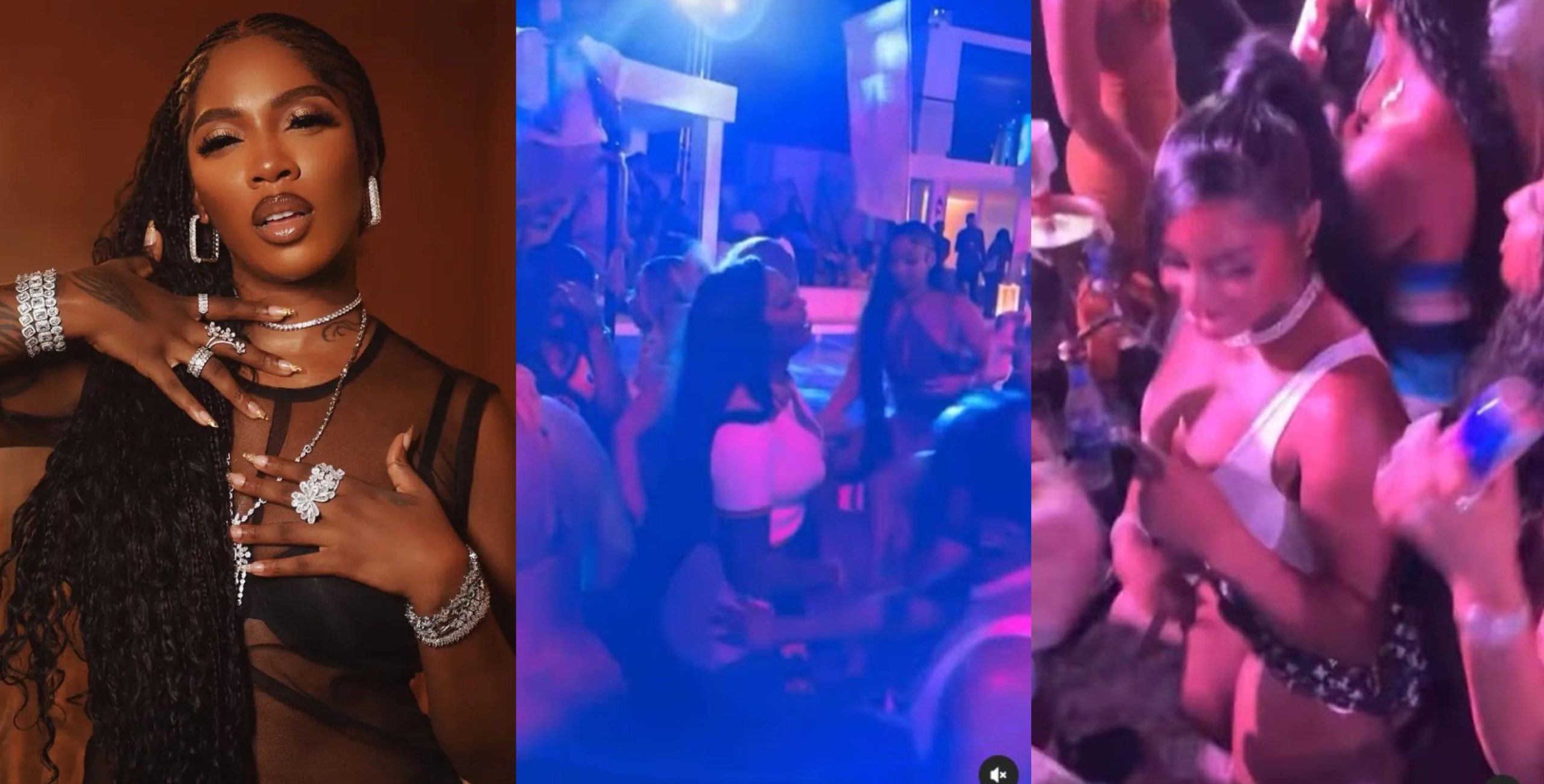 Video of Tiwa Savage with Rubi Rose and DSF spark reactions online