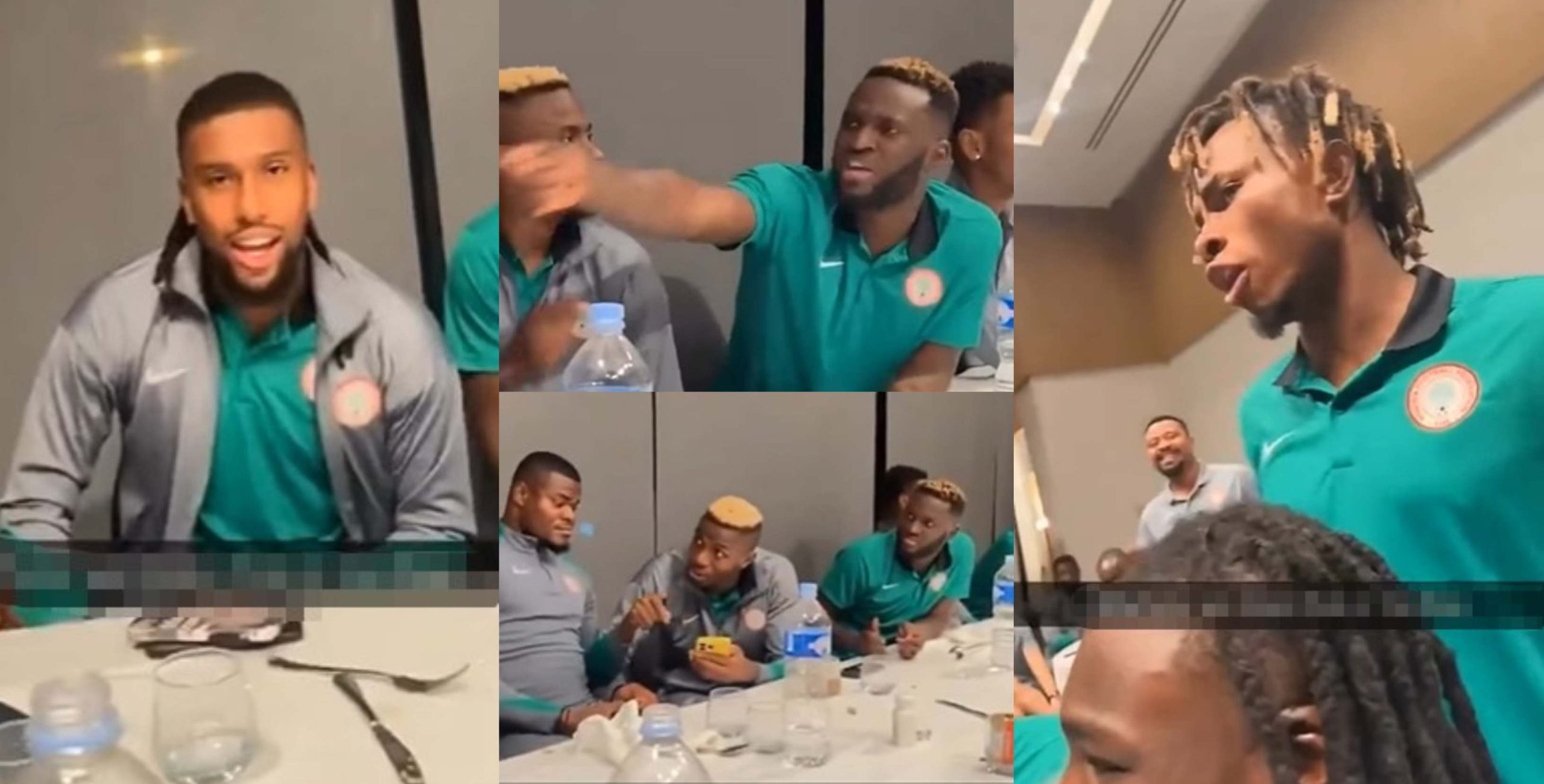 Osimhen, Boniface, Chukwueze and other players force Iwobi to sing