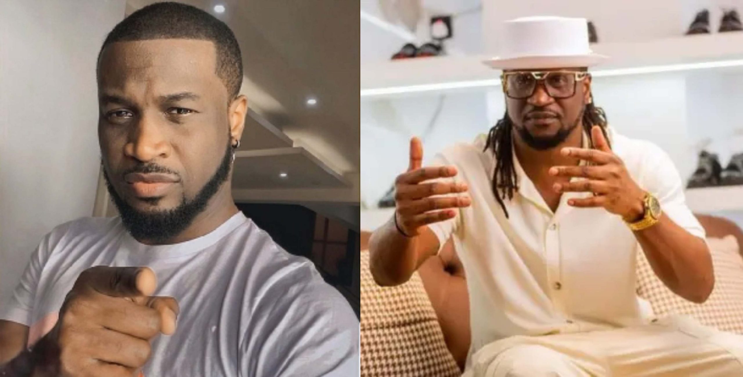 Singer Peter Okoye fireback at twin brother Paul Okoye